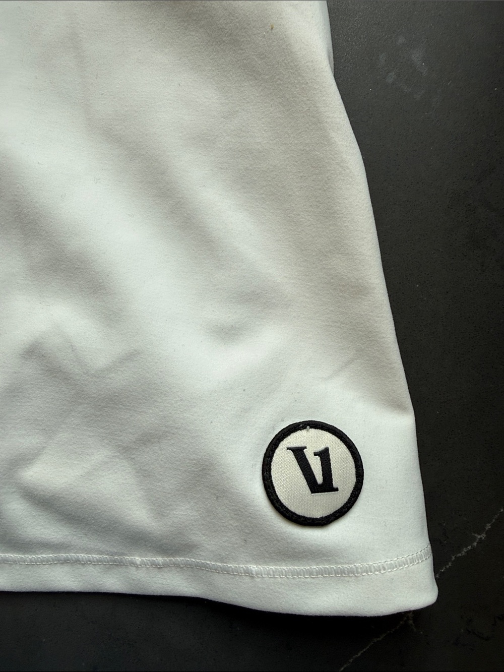 Vuori White Athletic Skort with Built-In Shorts - Picture 3 of 4